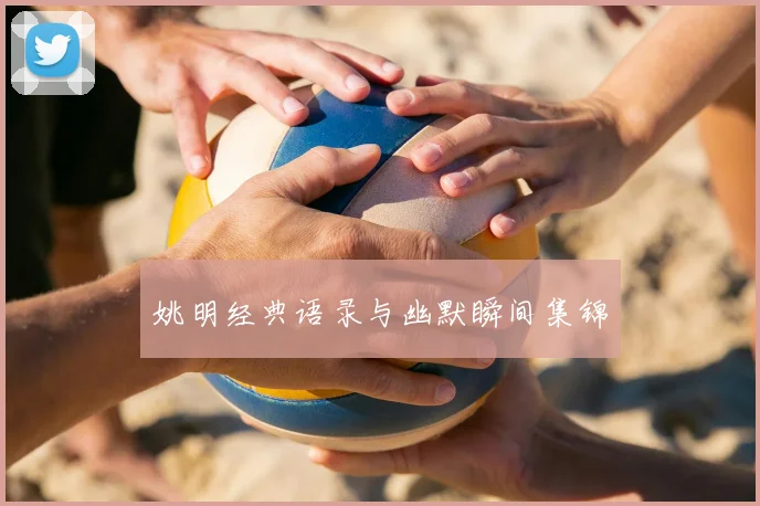 姚明经典语录与幽默瞬间集锦